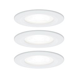 Obrázek pro produkt Vestavné svítidlo LED Nova kruhové 3x6,5W GU10 bílá mat 4000K nevýklopné - PAULMANN