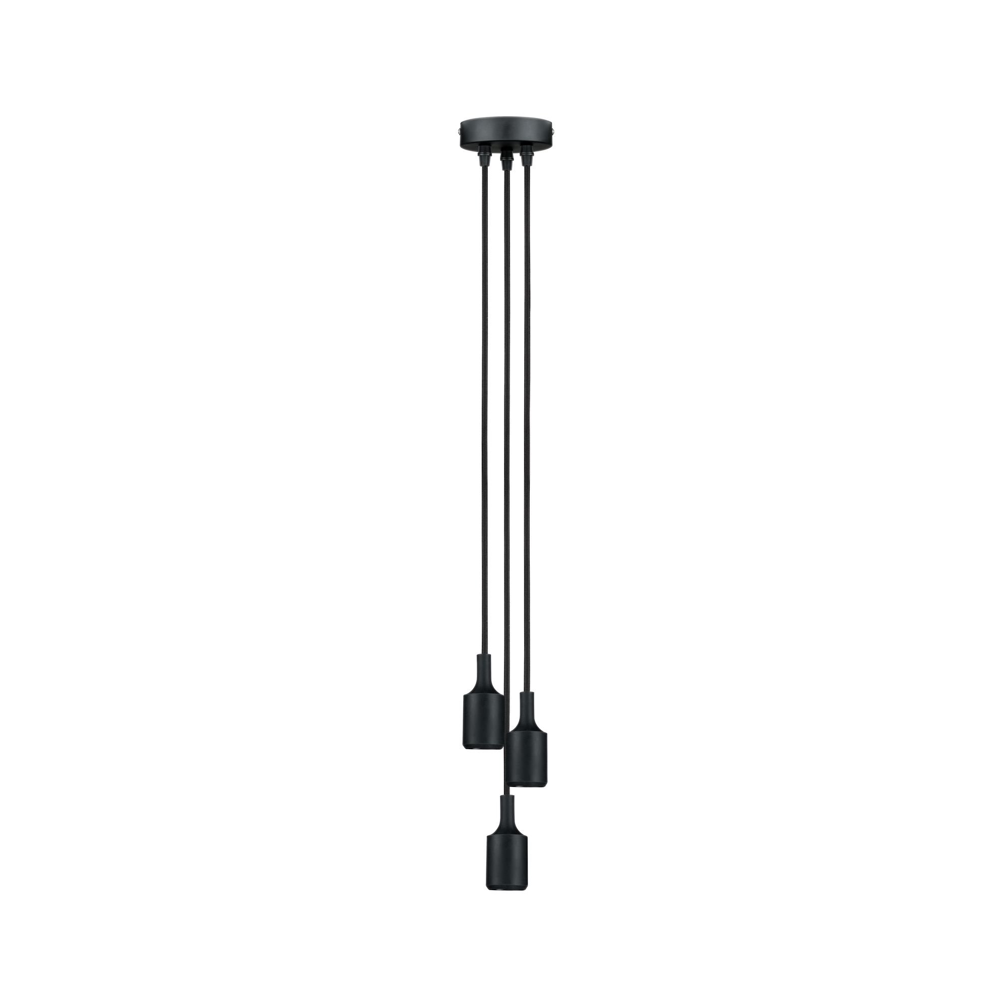P 50382 Závěsné svítidlo Neordic Ketil E27 max. 3x20W černá - PAULMANN (obrázek 2)