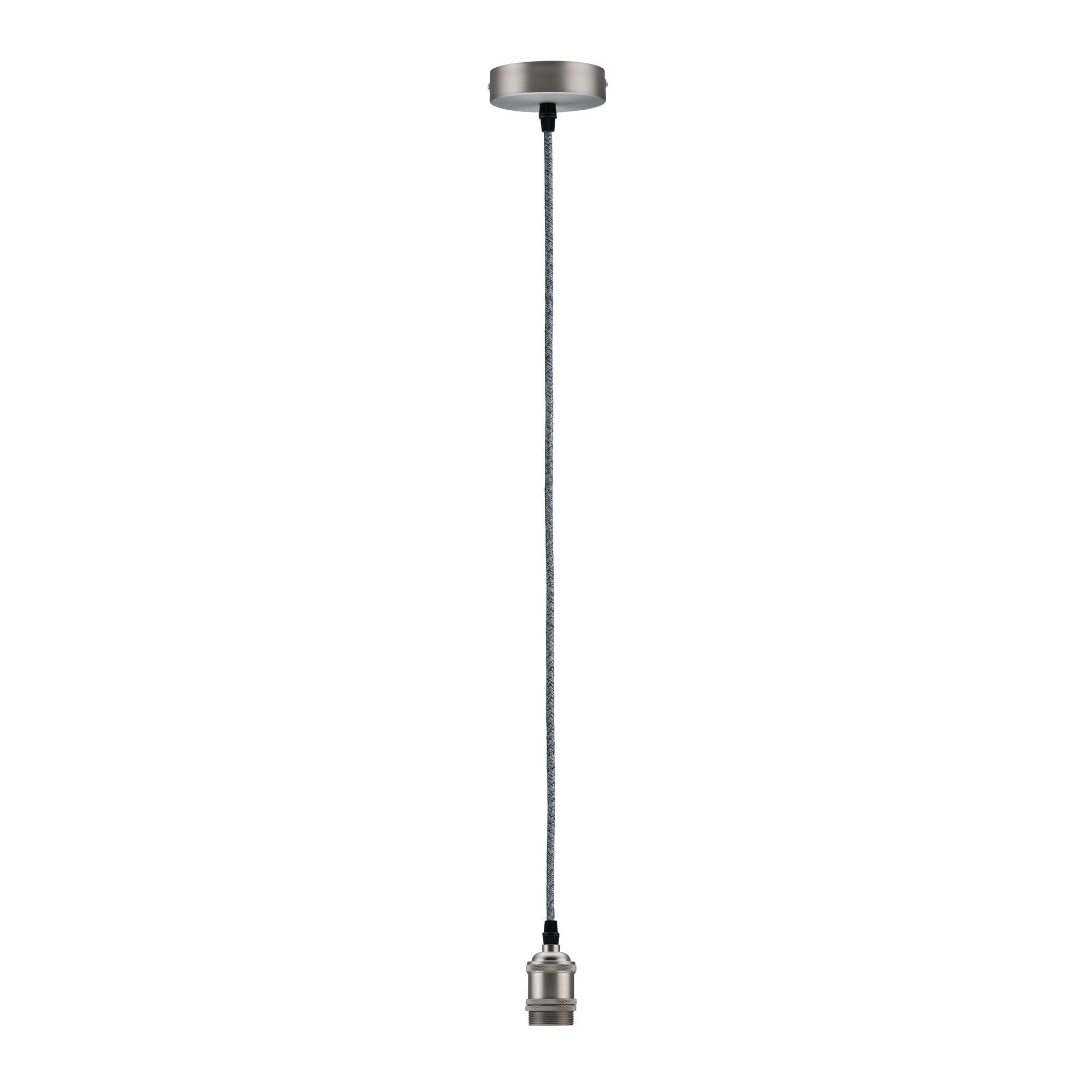 P 50385 Závěsné svítidlo Neordic Eldar E27 max. 1x20W šedá/nikl kartáčovaný - PAULMANN (obrázek 2)