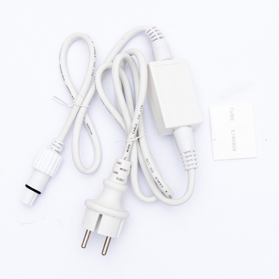 DLED EFACX01 DecoLED Zdrojový kabel exteriér bílý, 1,5m, IP67 EFACX01 (obrázek 2)