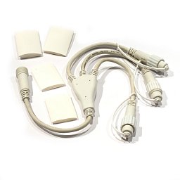 Obrázek pro produkt DecoLED T rozbočovač, 3 výstupy, bílý, IP67 EFX02T