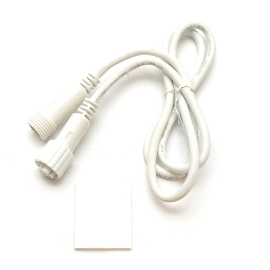 DLED EFX01 DECOLED Prodlužovací kabel, bílý, 1 m, IP67