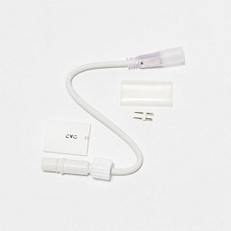 Obrázek pro produkt DecoLED Prodlužovací kabel pro D-TYP jednostranný LED Neon, IP67, 25 cm, bílý, samčí DDN21