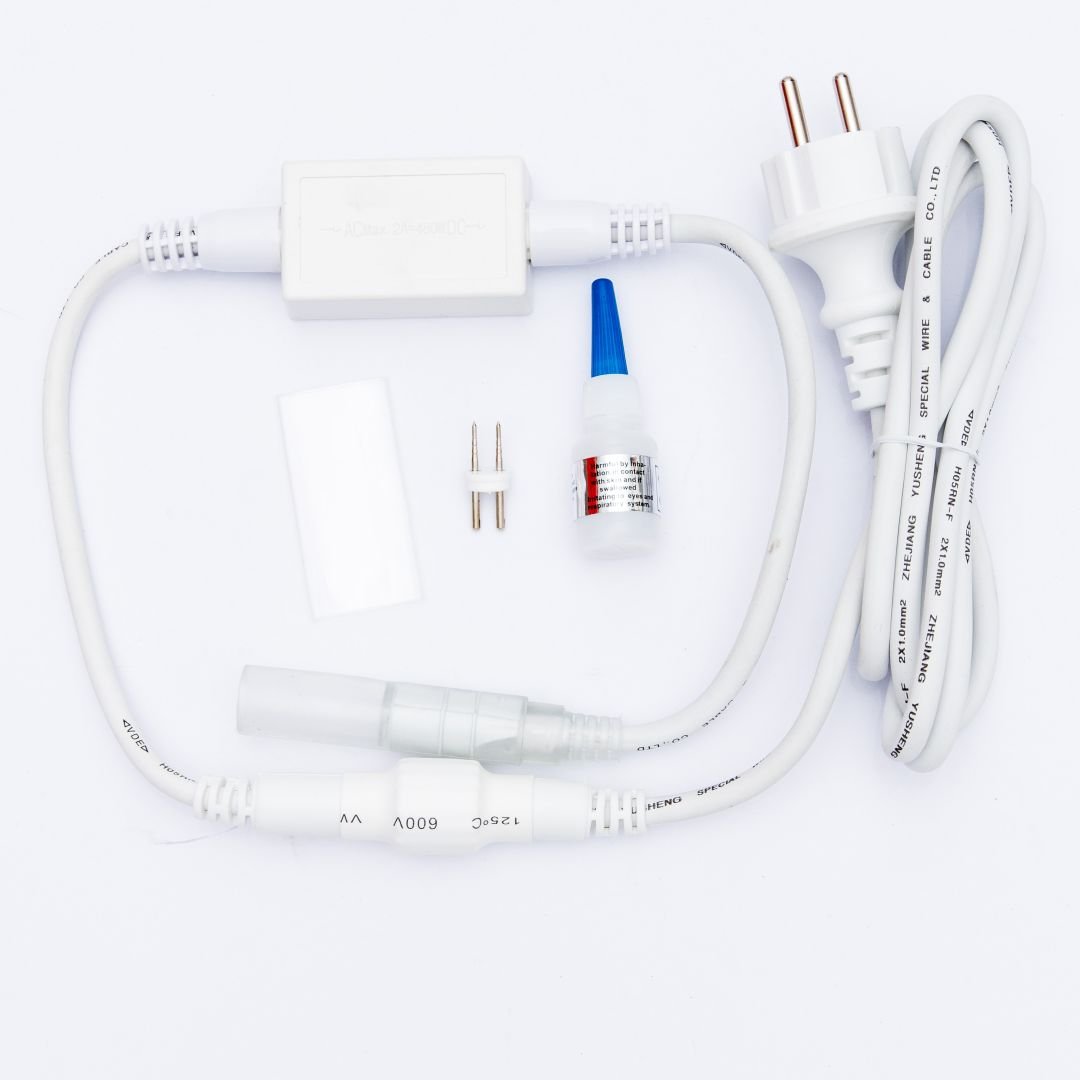 DLED LEDRLSETX01 DecoLED Startovací sada pro světelné kabely, bílý, IP67 LEDRLSETX01