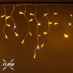 Obrázek pro produkt DecoLED LED světelné krápníky, FLASH, 3x0,5m, teple bílá, 114 diod, IP67 IFNX0305W