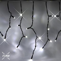 Obrázek pro produkt DecoLED LED světelné krápníky, FLASH, 3x0,5m, ledově bílá, 114 diod, IP67 IFNX1305