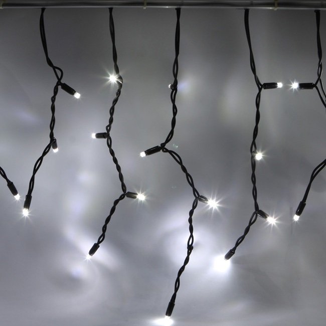 DecoLED DecoLED LED světelné krápníky - 3x0,5m, ledově bílá, 114 diod