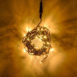Obrázek pro produkt DecoLED LED světelné krápníky, 2x0,5m, teple bílá, 40 diod LWI35W