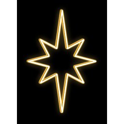 Obrázek pro produkt DecoLED LED světelný motiv hvězda,teple bílá,52x45cm EFD10WS1