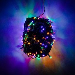 Obrázek pro produkt DecoLED LED světelný řetěz, 20 m, multicolor, 100 barevných diod ELSLN320M
