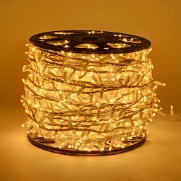 Obrázek pro produkt DecoLED LED světelný řetěz, 100m, teple bílá, 2000 diod, bílý kabel, IP67 SKNX0102W