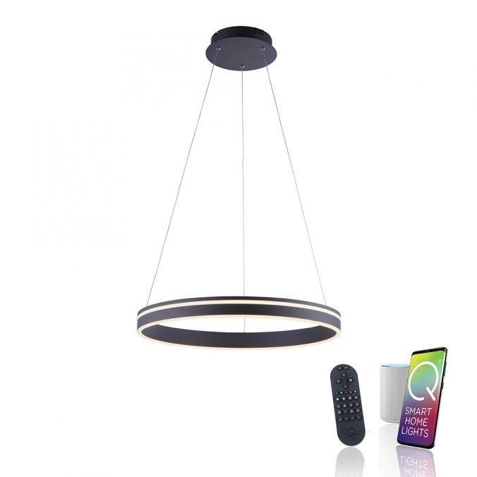 PN 8411-13 Q-VITO, LED závěsné svítidlo, Smart Home, průměr 59cm ZigBee 2700-5000K - PAUL NEUHAUS