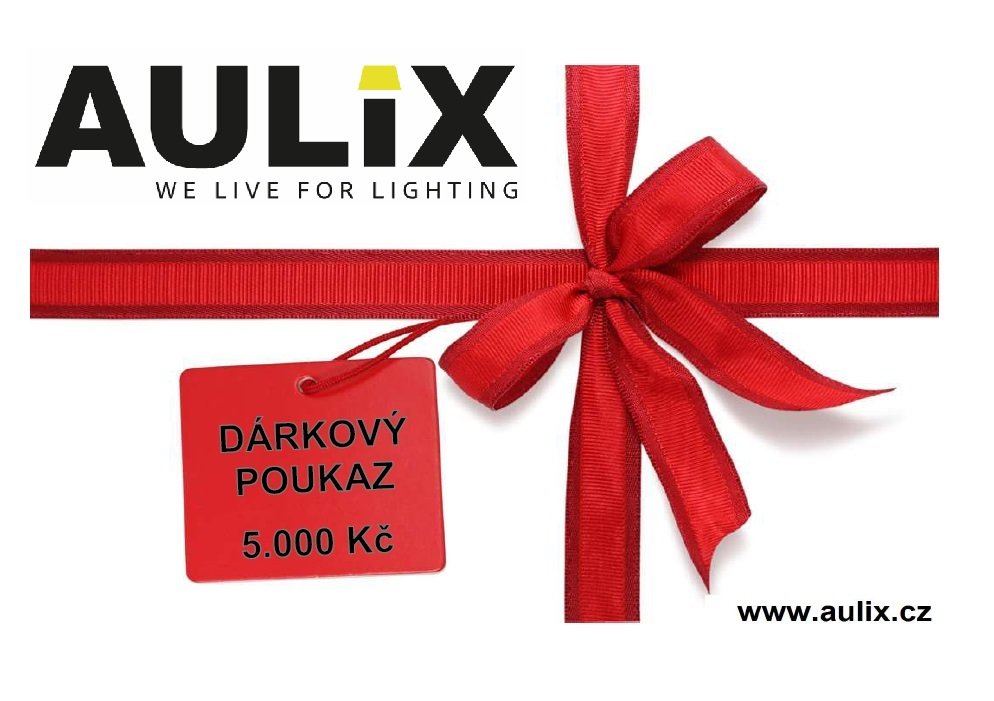 AU DARKOVYPOUKAZ5 Dárkový poukaz v hodnotě 5 000 Kč na nákup zboží AULIX