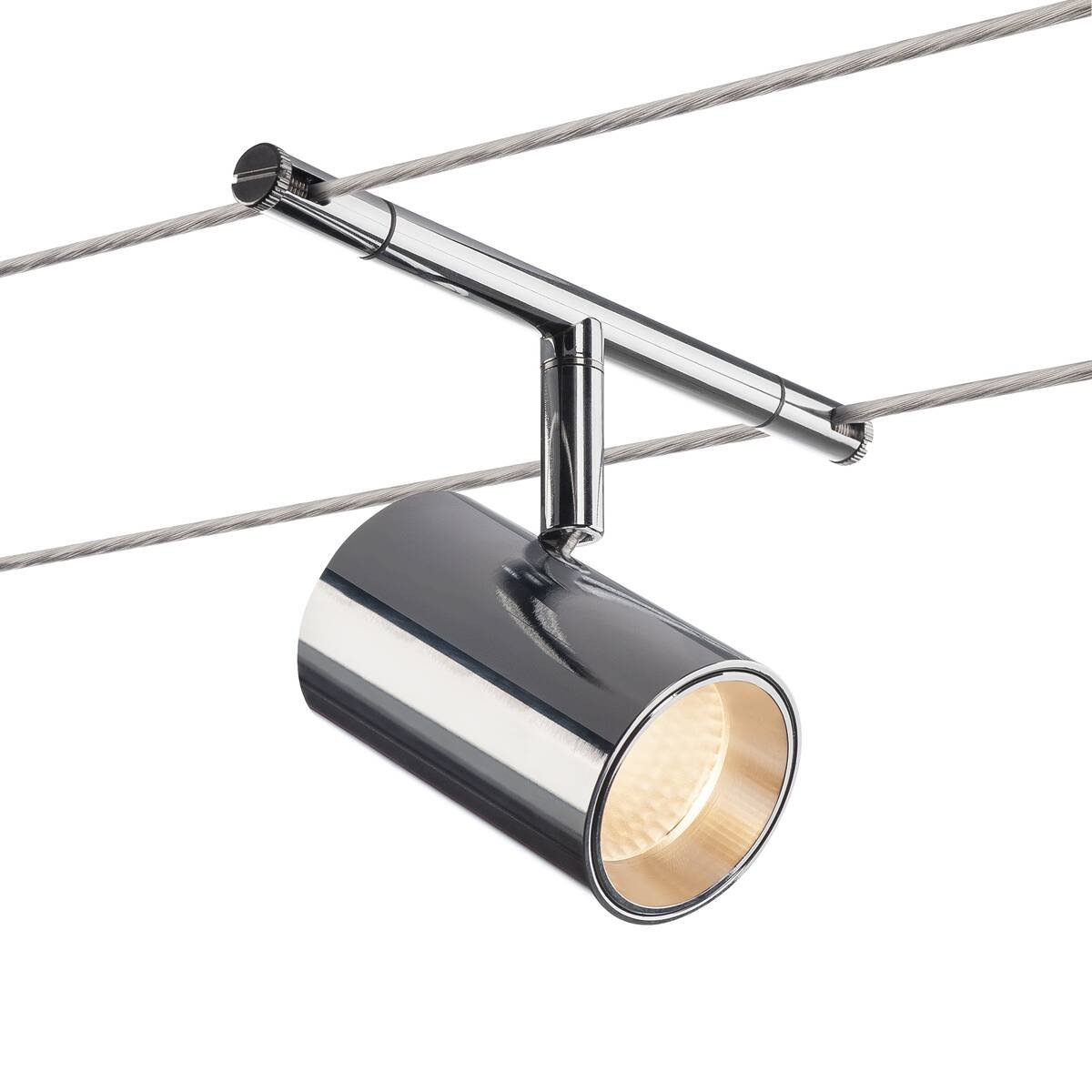 LA 1002696 TENSEO NOBLO svítidlo s lanem pro nízkonapěťový lankový systém 2700K chrom - BIG WHITE (SLV)