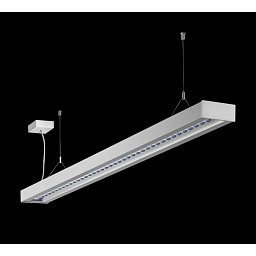 Obrázek pro produkt Závěsné svítidlo ZULI bílé 1135x125x50mm 43W 4000K 5720lm (121-501M-20GGE/840, W) - HALLA