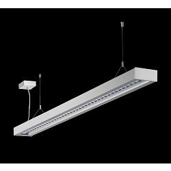 Obrázek pro produkt Závěsné svítidlo ZULI bílé 1135x125x50mm 43W 4000K 5720lm (121-501M-20GGE/840, W) - HALLA