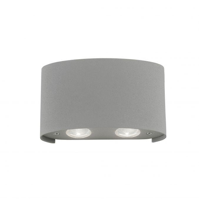 PN 9487-21 CARLO LED nástěnné svítidlo, venkovní osvětlení, stříbrná 3000K - PAUL NEUHAUS