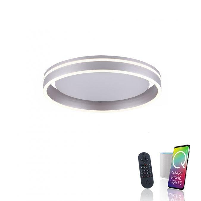 PN 8414-55 Q-VITO LED stropní svítidlo Smart-Home s měnitelnou teplotou chromatičnosti a změna barev s pamětí a ovladačem stmívání ZigBee 2700-5000K - PAUL NEUHAUS