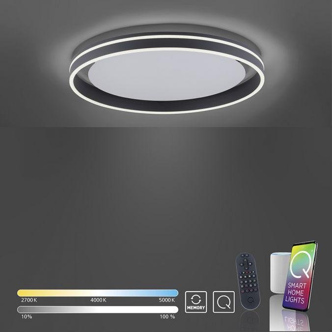 PN 8416-13 Q-VITO, LED stropní svítidlo, Smart Home, průměr 59cm ZigBee 2700-5000K - PAUL NEUHAUS (obrázek 4)