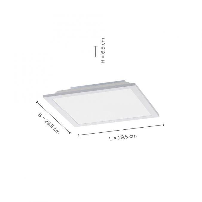 LD 14470-16 FLEET LED stropní svítidlo, panel, 29,5x29,5cm, moderní 4000K, s pohybovým senzorem - LEUCHTEN DIREKT / JUST LIGHT (obrázek 3)