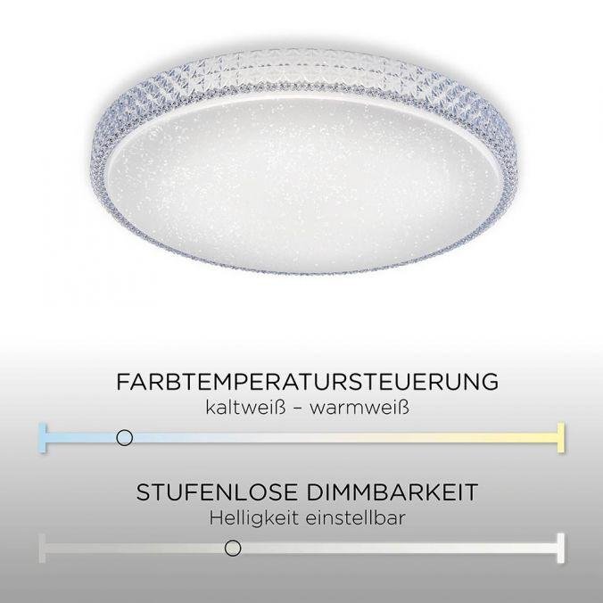 LD 14373-00 FRIDA LED stropní svítidlo, hvězdné nebe, průměr 60cm, kruhové 2700-5000K - LEUCHTEN DIREKT / JUST LIGHT (obrázek 4)