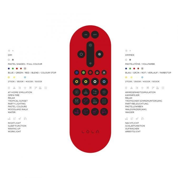 LD 18431-55 MELINDA LED stropní svítidlo, Smart Home, RGB+W, barva ocel RGB+2700-5000K MEDION - LEUCHTEN DIREKT / JUST LIGHT (obrázek 4)