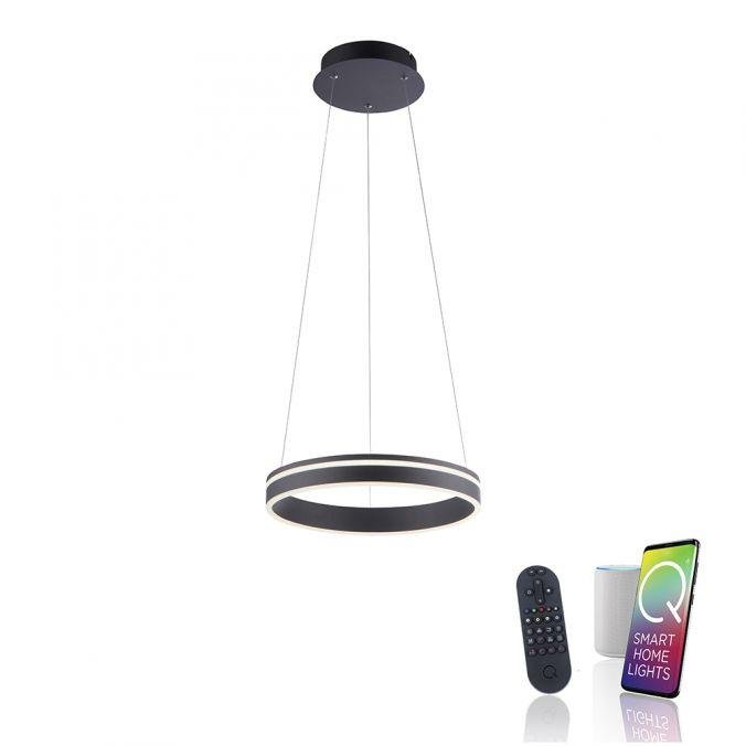 PN 8410-13 Q-VITO, LED závěsné svítidlo, Smart Home, průměr 40cm ZigBee 2700-5000K - PAUL NEUHAUS