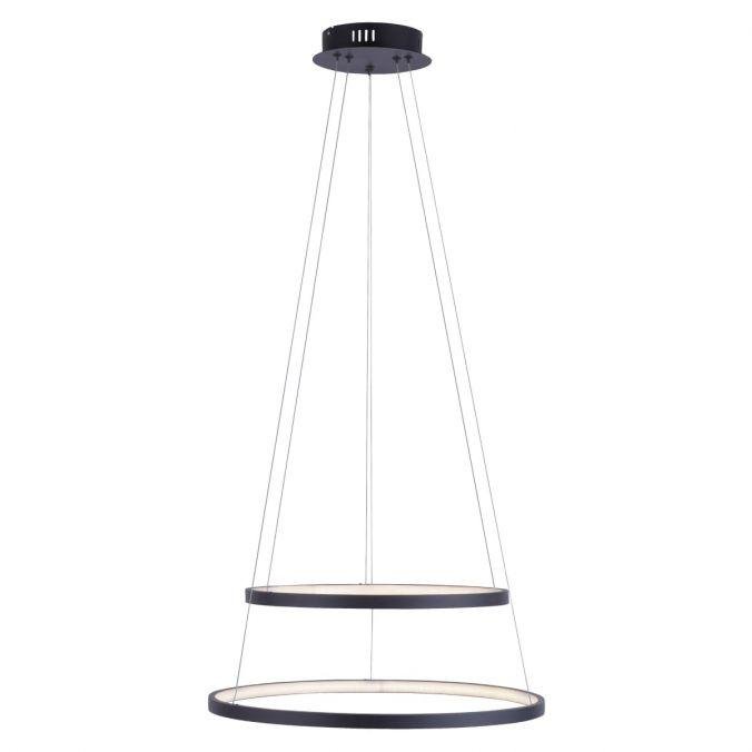LD 11525-13 CIRCLE LED závěsné svítidlo, antracit, kruhové, moderní design SimplyDim 3000K - LEUCHTEN DIREKT / JUST LIGHT