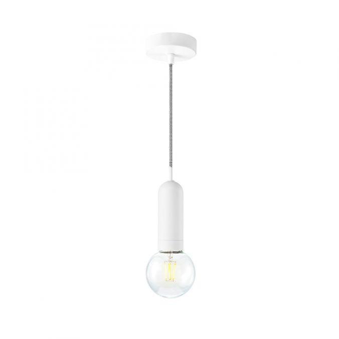 LD 14775-16 TURN ME Závěsné svítidlo, bílé, retro, vintage - LEUCHTEN DIREKT / JUST LIGHT – JUSTLIGHT