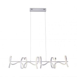 Obrázek pro produkt CURLS LED závěsné svítidlo, stříbrná, moderní design SimplyDim 3000K - LEUCHTEN DIREKT / JUST LIGHT