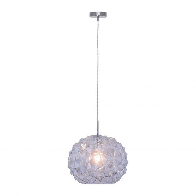 PN 8265-56 SCARLETT Závěsné svítidlo, sklo, modrá, retro, průměr 35cm - PAUL NEUHAUS – PAULNEUHAUS