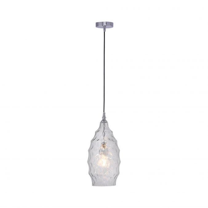 PN 8267-00 SCARLETT Závěsné svítidlo, sklo, transparentní, retro, průměr 19cm - PAUL NEUHAUS – PAULNEUHAUS