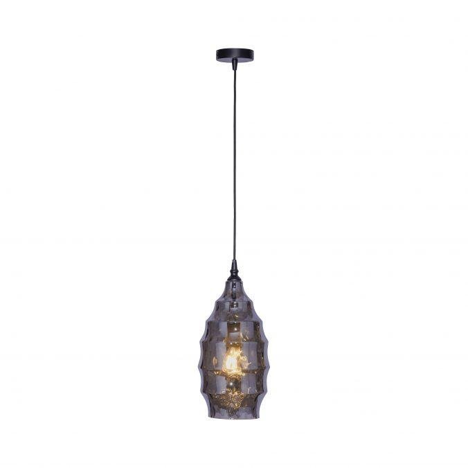 PN 8267-25 SCARLETT Závěsné svítidlo, kouřová barva, sklo, retro, průměr 19cm - PAUL NEUHAUS – PAULNEUHAUS