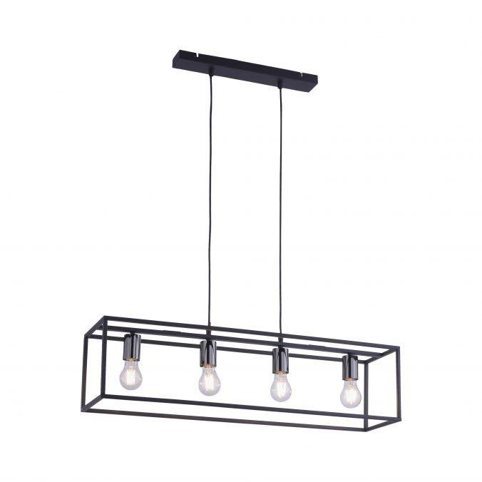 LD 15854-18 FABIO Závěsné svítidlo, černá, moderní design, retro - LEUCHTEN DIREKT / JUST LIGHT (obrázek 3)