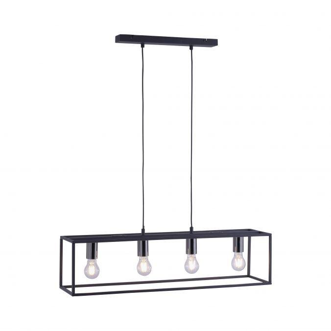 LD 15854-18 FABIO Závěsné svítidlo, černá, moderní design, retro - LEUCHTEN DIREKT / JUST LIGHT (obrázek 4)