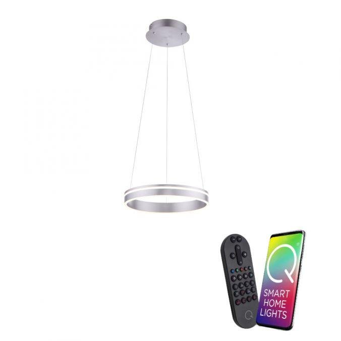 PN 8410-55 Q-VITO, LED závěsné svítidlo, Smart Home, průměr 40cm ZigBee 2700-5000K - PAUL NEUHAUS