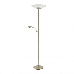 Obrázek pro produkt ALFRED LED stojací svítidlo, matná mosaz, lampa na čtení, stmívatelné 3000K - PAUL NEUHAUS