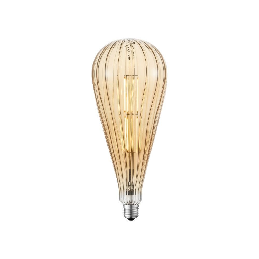 Leuchten Direkt Filam. LED žárovka E27, 350lm, 2700K, 6W, jan. sklo, pr. 12,5 cm