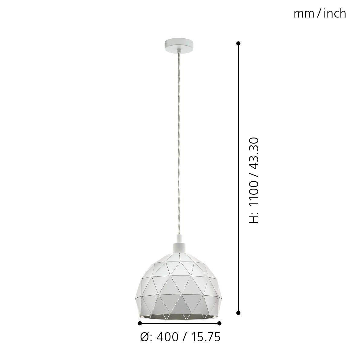 EG 97854 Závěsné svítidlo ROCCAFORTE 97854 - EGLO (obrázek 4)