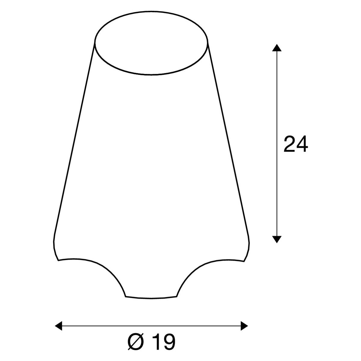 LA 1001778 KIROCONE TL venkovní stolní lampa, E27, IP44, bílá, max. 60W - BIG WHITE (SLV) (obrázek 5)