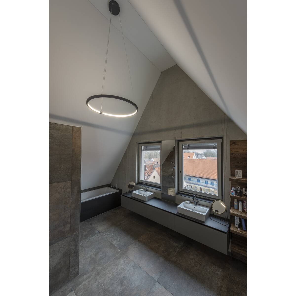 LA 1002911 ONE 80 DALI Indoor, závěsné LED svítidlo, černé, 3000/4000K - BIG WHITE (SLV) (obrázek 10)