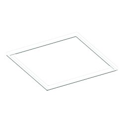 Obrázek pro produkt P-30 Stropní / nástěnné svítidlo P-30 READY quadrato 83x83cm 32W 3000K 3110lm bílé - NOVALUX
