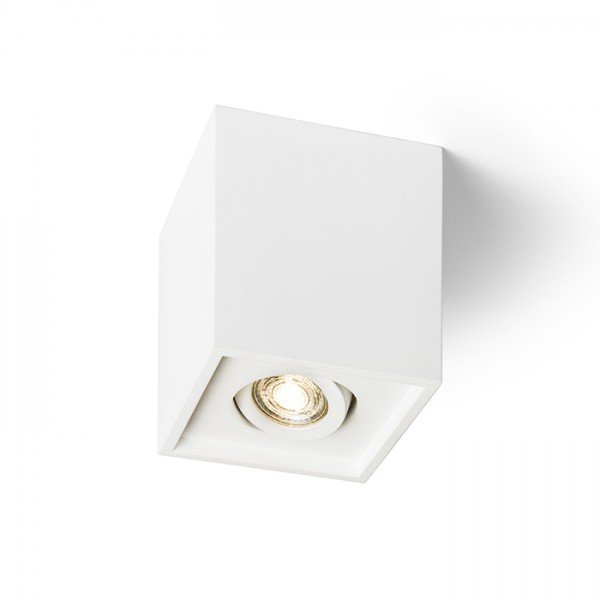 RED R13438 COLES SQ stropní sádrová 230V LED GU10 15W - RED - DESIGN RENDL