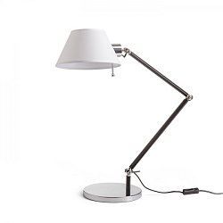 Obrázek pro produkt MONTANA stolní bílá/černá chrom 230V E27 28W - RED - DESIGN RENDL