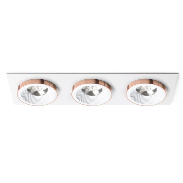 Levně RED R13260 SHARM SQ III zápustná bílá měď 230V LED 3x10W 24° 3000K - RED - DESIGN RENDL