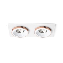 Obrázek pro produkt SHARM SQ II zápustná bílá měď 230V LED 2x10W 24° 3000K - RED - DESIGN RENDL