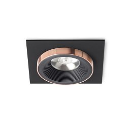 Obrázek pro produkt SHARM SQ I zápustná černá/černá měď 230V LED 10W 24° 3000K - RED - DESIGN RENDL