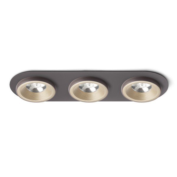 Levně RED R13246 SHARM R III zápustná perleťová zlatá/hnědá 230V LED 3x10W 24° 3000K - RED - DESIGN RENDL