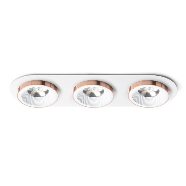 Levně RED R13245 SHARM R III zápustná bílá měď 230V LED 3x10W 24° 3000K - RED - DESIGN RENDL