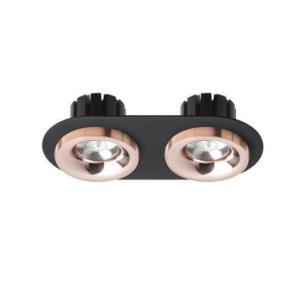 RED R13243 SHARM R II zápustná černá měď/měď 230V LED 2x10W 24° 3000K - RED - DESIGN RENDL (obrázek 2)